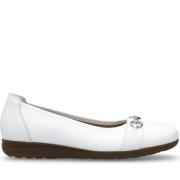 Gesloten Ballerina`s Rieker , White , Dames