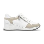 Witte Sneakers Rieker , White , Dames