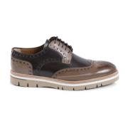 Luxe Leren Brogue Schoenen met Rubberen Zool Dee Ocleppo , Multicolor ...