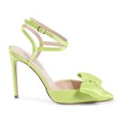 Chique Satijnen Enkelband Stiletto's Dee Ocleppo , Green , Dames