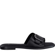 Zwarte Pantoffels voor Vrouwen Marco Tozzi , Black , Dames