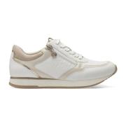 Witte Sneakers Offwhite Comb Tamaris , White , Dames