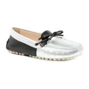 Luxe Leren Loafer in Zilver Dee Ocleppo , Gray , Dames