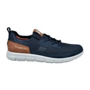 Blauwe Vrijetijds Sneakers voor Mannen Bugatti , Blue , Heren