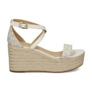 Beige Wedge Espadrilles Michael Kors , Beige , Dames