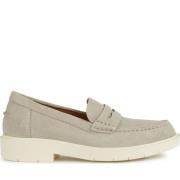 Grijze Loafers voor Vrouwen Geox , Gray , Dames