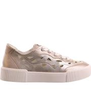 Metallic Sneakers voor Vrouwen Högl , Brown , Dames