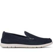 Blauwe Step Loafers voor Mannen Clarks , Blue , Heren