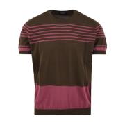 Heren T-shirts en Polos Beige Model D0G100R2 Drumohr , Multicolor , He...