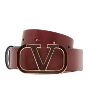 Pre-owned Leather belts Valentino Vintage , Red , Dames