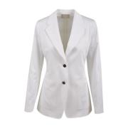 Witte Jas Lg397Ggt Model Drumohr , White , Dames