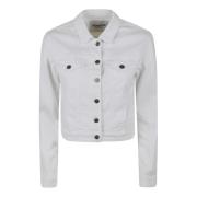 Chique Coat Selection Dondup , White , Dames