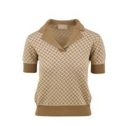 Stijlvolle T-shirts en Polos Drumohr , Beige , Dames