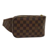 Pre-owned Canvas shoulder-bags Louis Vuitton Vintage , Brown , Dames