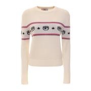 Maxilogo Sweater Chiara Ferragni Collection , Multicolor , Dames