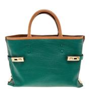 Pre-owned Leather handbags Chloé Pre-owned , Green , Dames