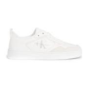 Witte Lage Sneakers Calvin Klein Jeans , White , Heren