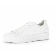 Witte Leren Sneakers Gabor , White , Dames