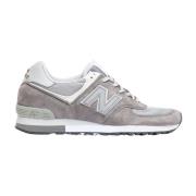 Suede Mesh Sneakers Paneelconstructie New Balance , Gray , Heren