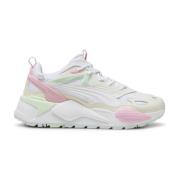 Wit Roze Lila Vrijetijdssneakers Puma , Multicolor , Dames