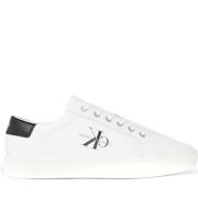 Witte lage vetersneakers Calvin Klein Jeans , White , Heren