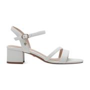 Witte elegante platte sandalen s.Oliver , White , Dames