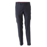 Wollen broek met buikcontrole Michael Coal , Blue , Heren