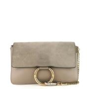 Pre-owned Leather shoulder-bags Chloé Pre-owned , Beige , Dames