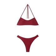 Reversible Bikini Sunnei , Red , Dames