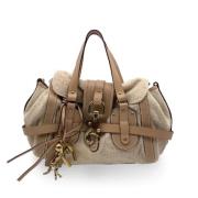 Pre-owned Leather handbags Chloé Pre-owned , Beige , Dames