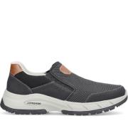 Zwarte Sneakers voor Mannen Rieker , Black , Heren