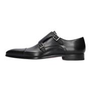 Zwarte herenschoenen Magnanni , Black , Heren