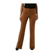 Wijde Broek Dames Kamel Twinset , Brown , Dames