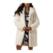 Faux Fur Jas voor Dames Giacomo , Beige , Dames