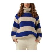 Block Stripe Sweater Damesmode 10Days , Multicolor , Dames