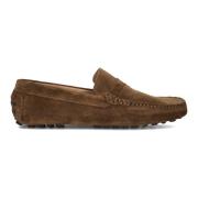 Instapschoenen Cognac Stefano Lauran , Brown , Heren