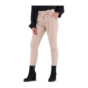 Dames Broeken Paula Stretch Leather Ibana , Beige , Dames