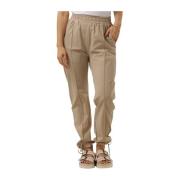 Zandkleurige Trousers voor Dames Penn&Ink N.Y , Beige , Dames