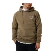 Heren Sweater Hoodie Groen Forét , Green , Heren