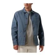 Blauw Overshirt Heyday Stijl Forét , Blue , Heren