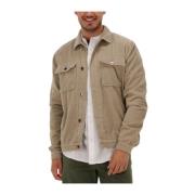 Corduroy Cluster Heren Overhemd Forét , Beige , Heren