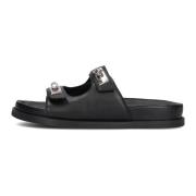 Chique Zomer Slippers Strategia , Black , Dames