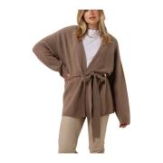 Silvie Dames Truien Vesten Knit-ted , Beige , Dames