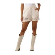 Crocket Katoen Witte Broek Freebird , Beige , Dames