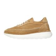 Lage sneakers Santi Run van suède Shabbies , Brown , Dames