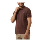 Heren Polo & T-shirts, De Eenvoudige Shirt Fred Perry , Brown , Heren