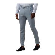 Heren Formele Flex Broek Zuitable , Blue , Heren