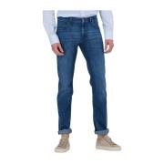 Slim Fit Jeans Delaware3 Blauw Hugo Boss , Blue , Heren