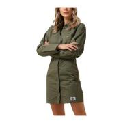 Soft Touch Shirt Dress Calvin Klein , Green , Dames