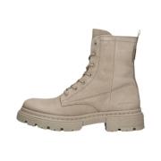 Beige Veterschoenen met Dikke Zool G-star , Beige , Dames